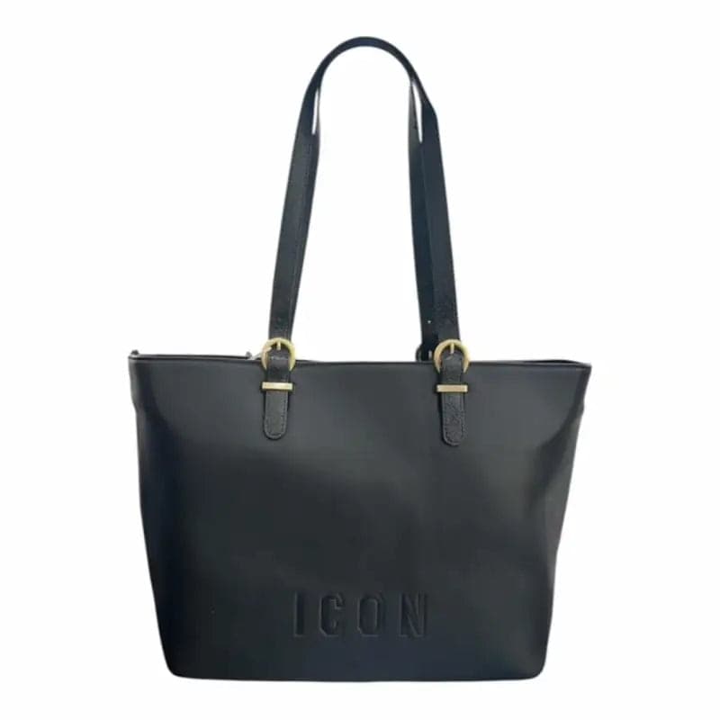 ICBS03A02 BORSE SHOPPING ICON Nero 0000000562 - 4