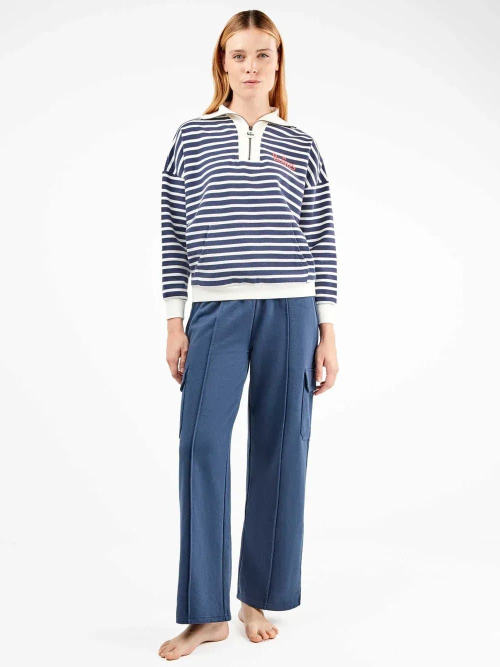 Pigiama Donna Autunno/Inverno Gisela 2/20364S – Pile Beatles con Zip e Pantaloni Cargo - 4