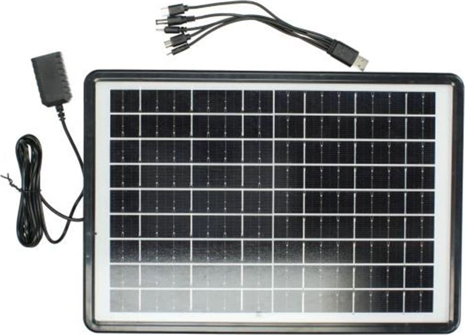 PANNELLO SOLARE CARICABATTERIE USB 5V 2,4A RICARICA RAPIDA SMARTPHONE 12W ZO-712KC