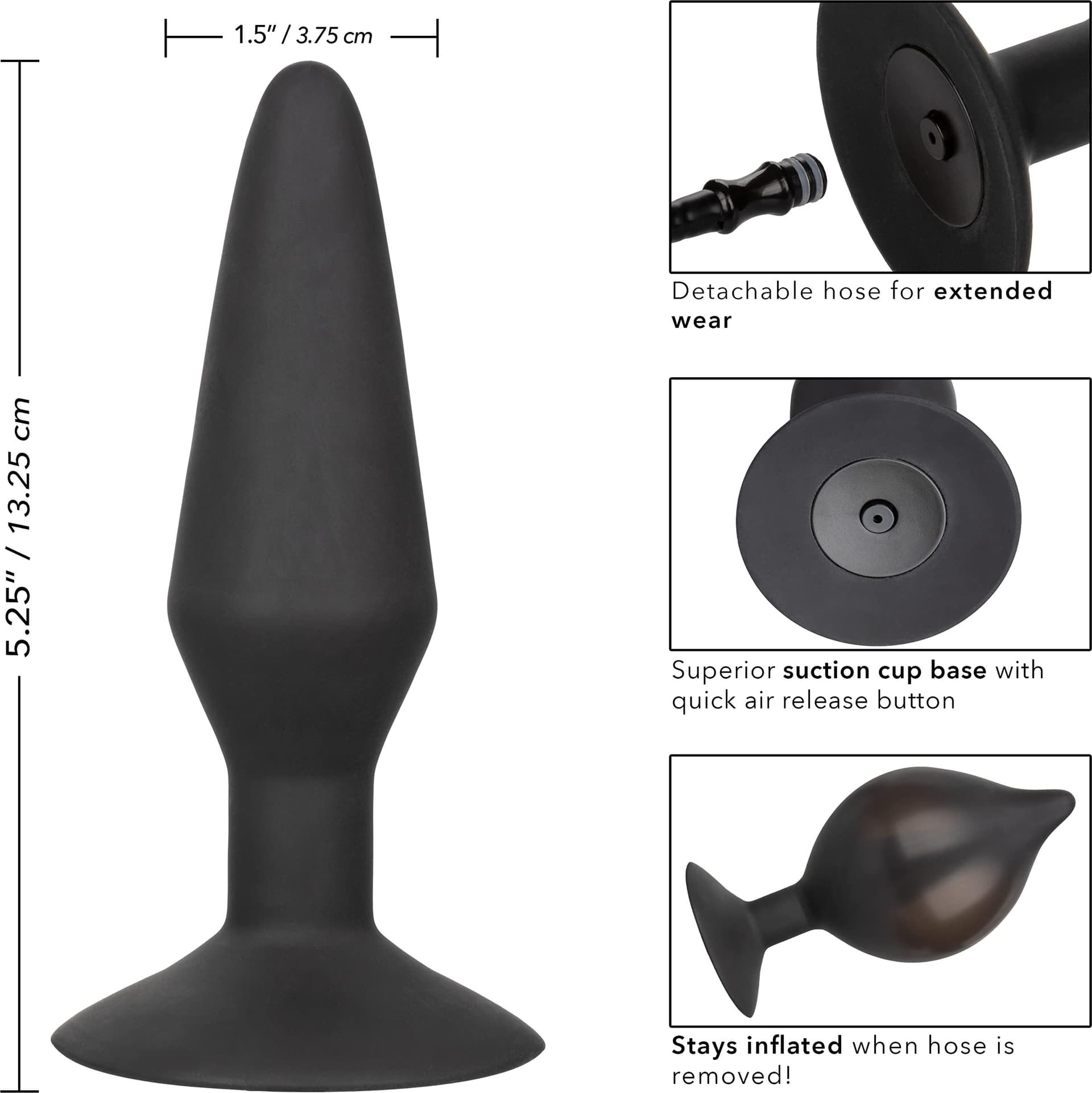 Plug anale gonfiabile in silicone CalExotics - 5