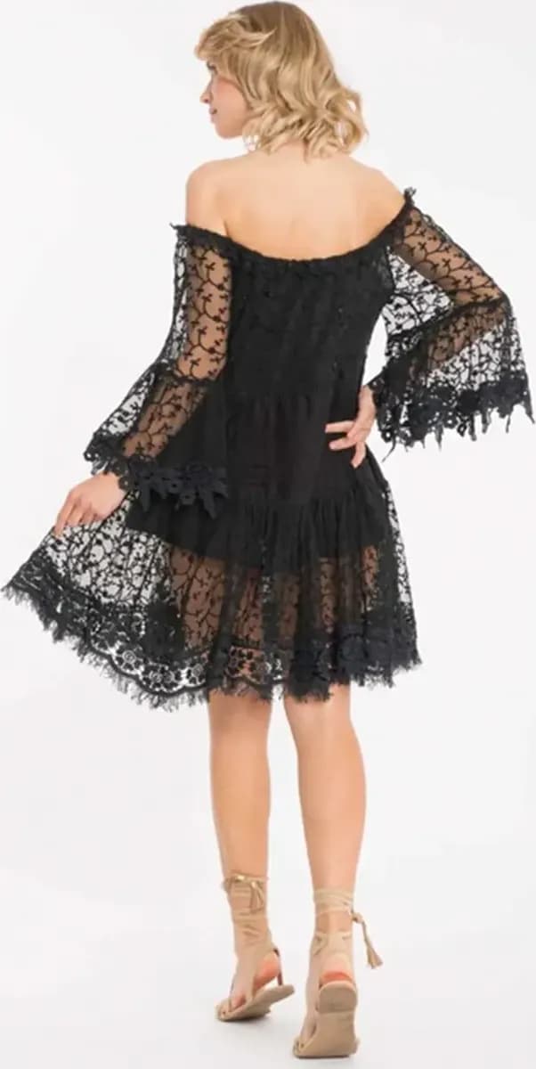 ICONIQUE Abbigliamento | Abito corto pizzo Amber - 3