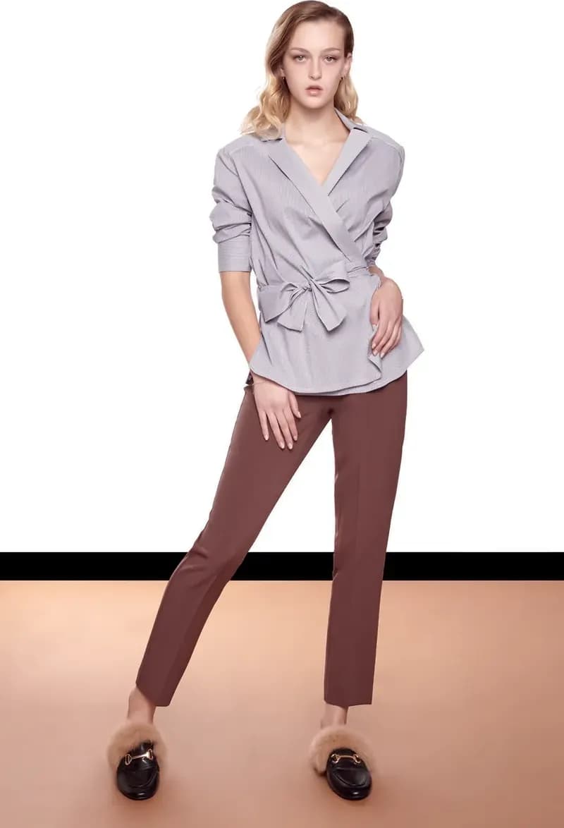 NUALY | Pantalone tailleur