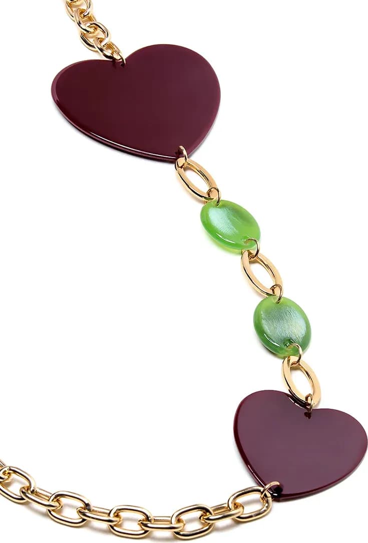 MYA ACCESSORIES | Collana lunga cuori - 2