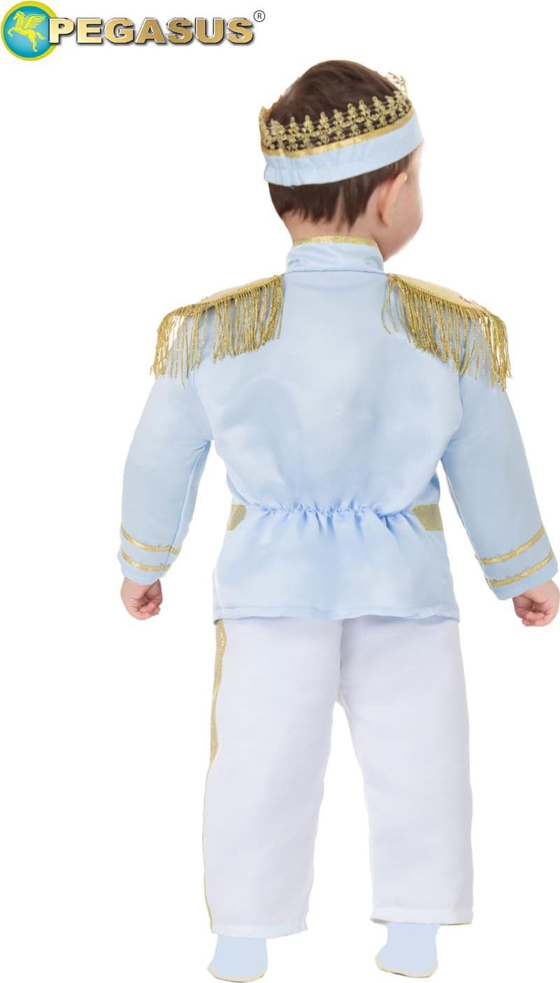 COSTUME CARNEVALE PRINCIPINO BIMBO DA 10 A 36 MESI - PEGASUS 2107 - 3