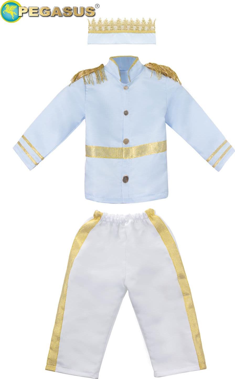 COSTUME CARNEVALE PRINCIPINO BIMBO DA 10 A 36 MESI - PEGASUS 2107 - 4