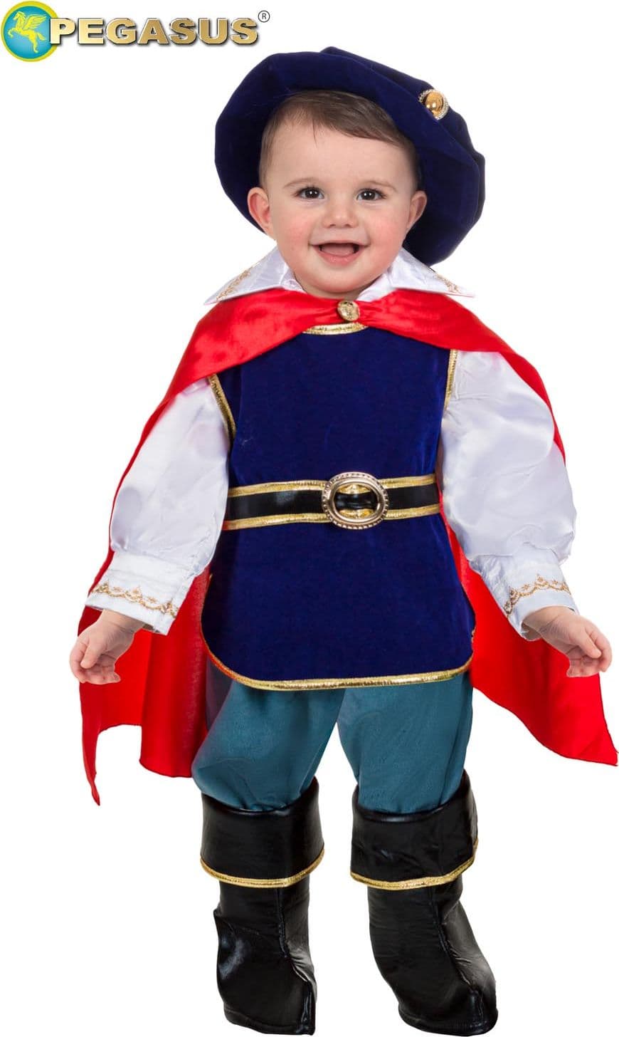 COSTUME CARNEVALE PRINCIPE DELLE FIABE BIMBO DA 10 A 36 MESI - PEGASUS 2101 - 6