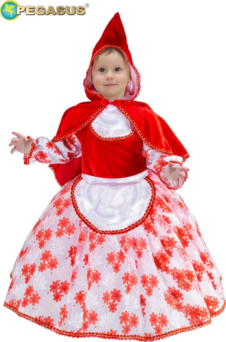 COSTUME CARNEVALE CAPPUCCETTO ROSSO BIMBA DA 13 A 36 MESI - PEGASUS 2006 - 4
