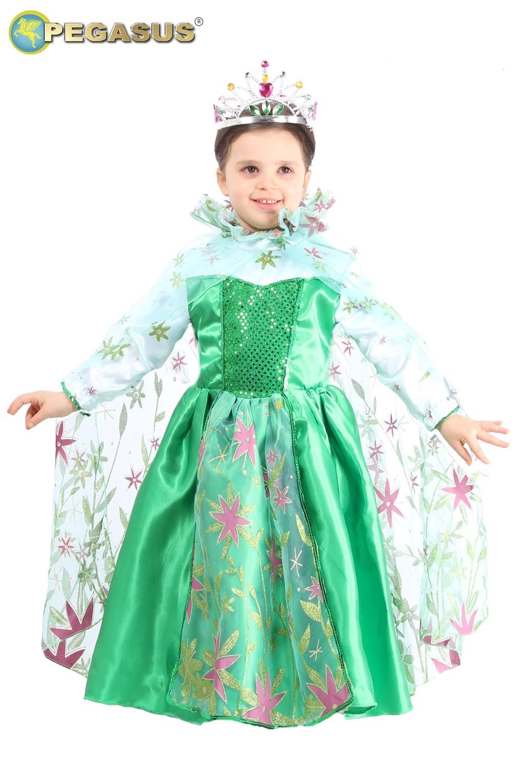 COSTUME CARNEVALE  PRINCIPESSA PRIMAVERA BIMBA  DA 13 A 36 MESI - 3