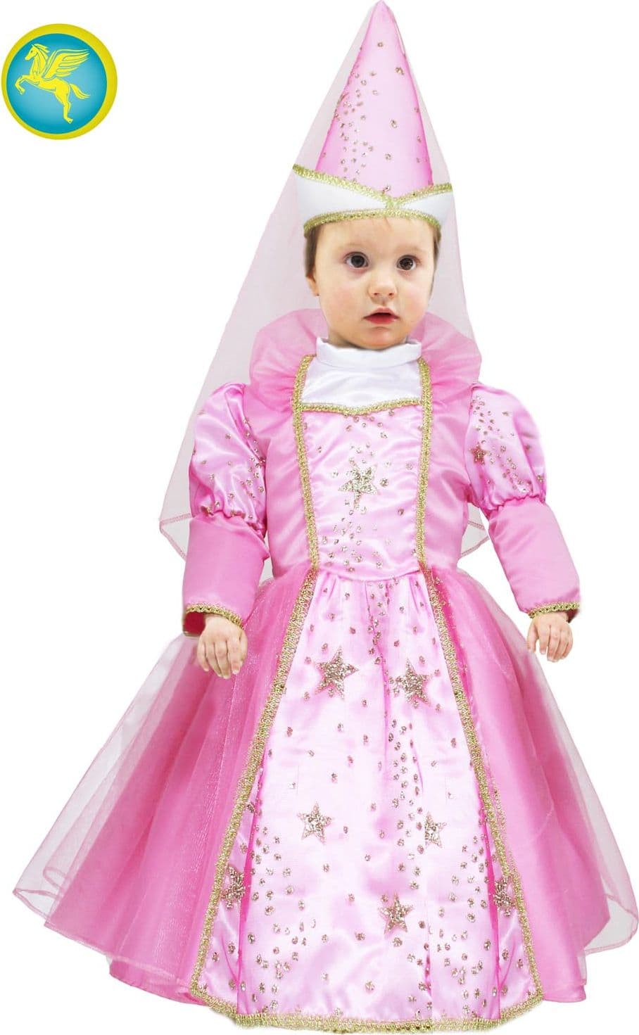COSTUME CARNEVALE FATINA BIMBA DA 13 A 36 MESI