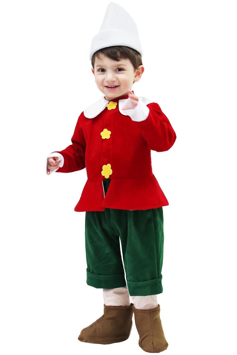 COSTUME CARNEVALE PINOCCHIO BIMBO DA 13 A 36 MESI - PEGASUS 2024 - 3