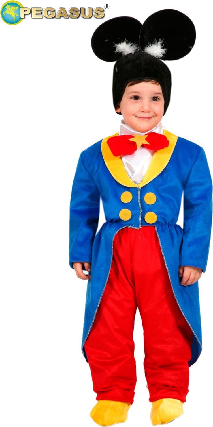 COSTUME CARNEVALE TOPOLETTO BIMBO DA 13 A 36 - PEGASUS 2040 - 3