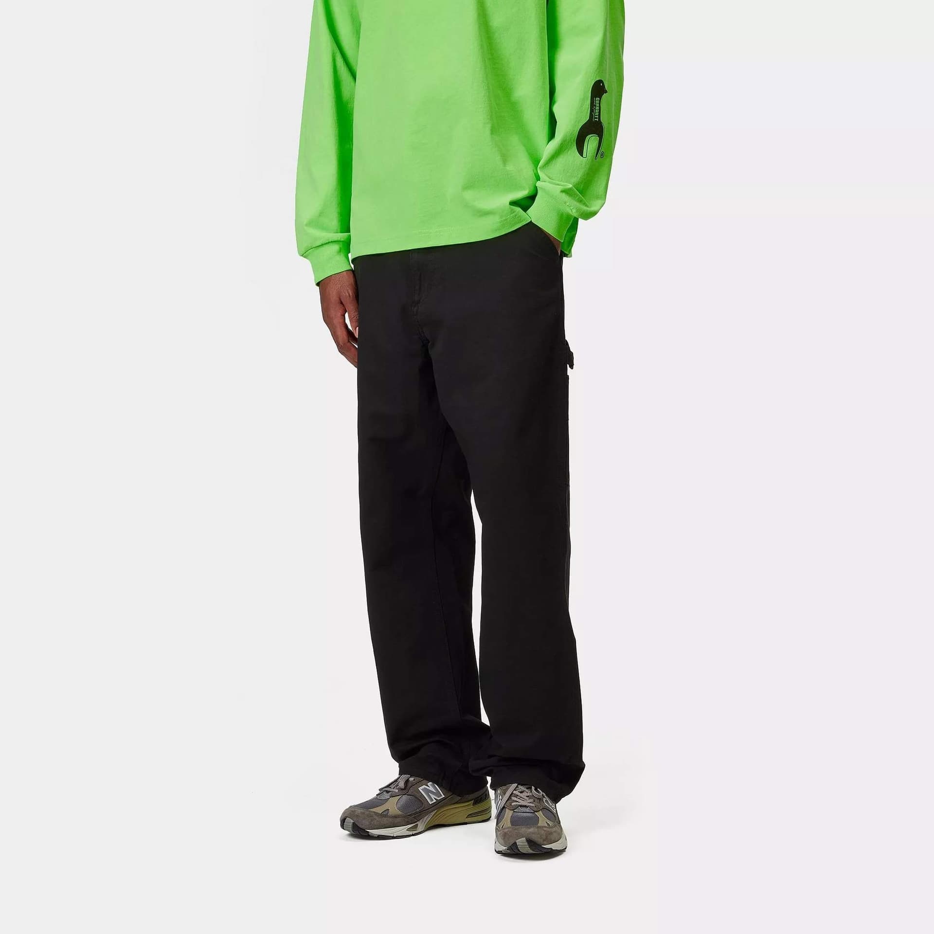 Pantaloni Carhartt Single Knee black dyed - 3