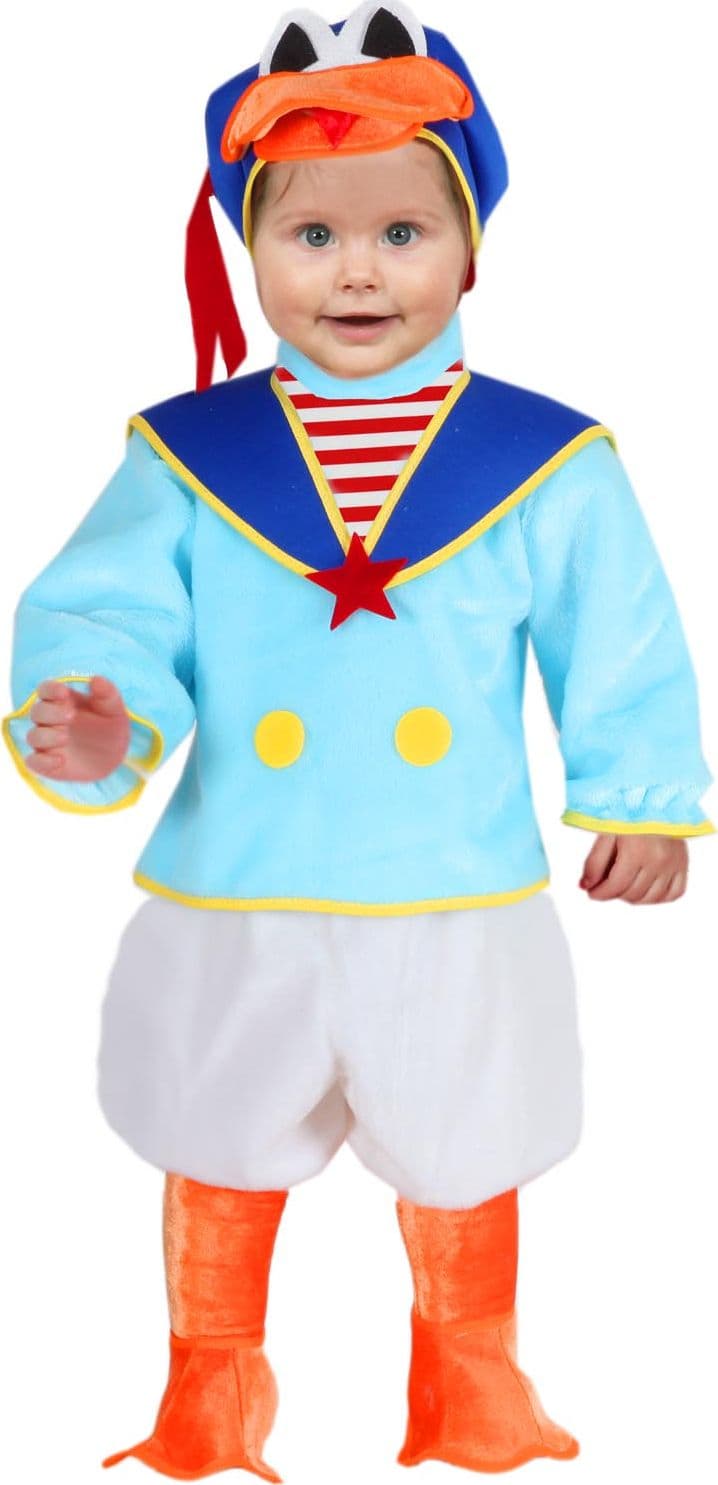 COSTUME CARNEVALE PAPERINO BIMBO DA 13 A 36 MESI - PEGASUS 2079 - 3