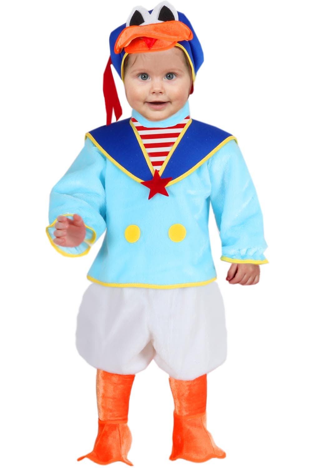 COSTUME CARNEVALE PAPERINO BIMBO DA 13 A 36 MESI - PEGASUS 2079 - 3