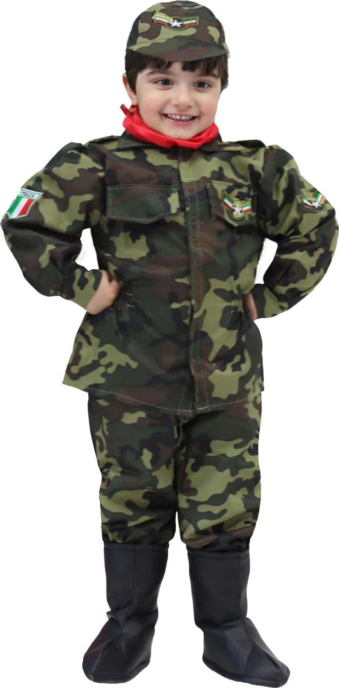 COSTUME CARNEVALE MILITARE BIMBO DA 13 A 36 MESI - PEGASUS 2019 - 3