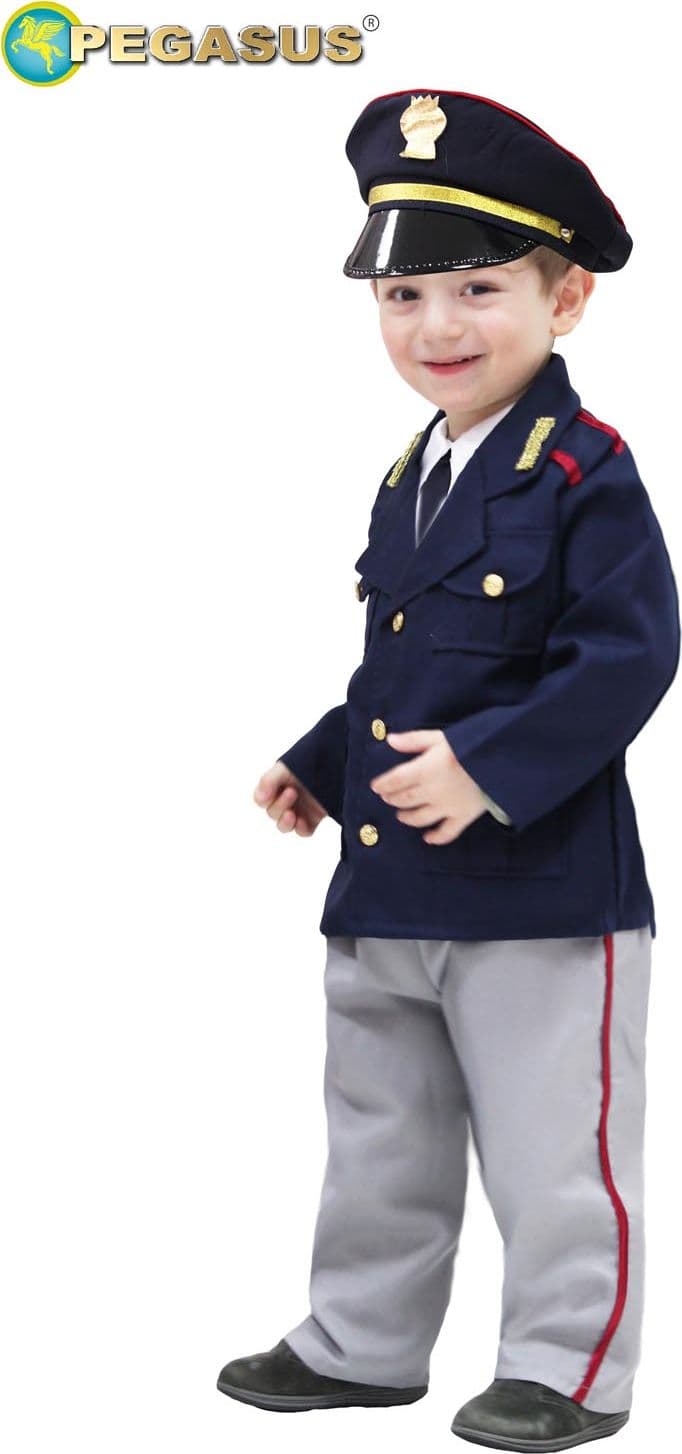 COSTUME CARNEVALE POLICE BIMBO DA 13 A 36 MESI - PEGASUS 2025 - 3