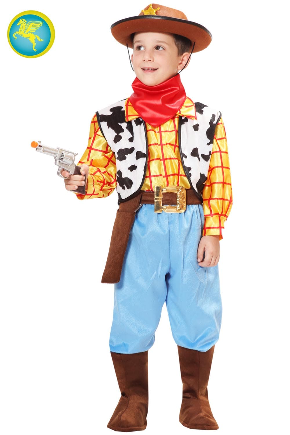 COSTUME CARNEVALE COW BOY BIMBO DA 13 A 36 MESI - PEGASUS 2093 - 3