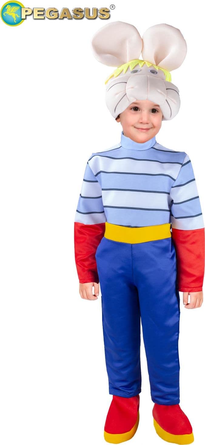 COSTUME CARNEVALE TOPO SIMPATICONE BIMBO DA 13 A 36 MESI - PEGASUS 2098 - 3