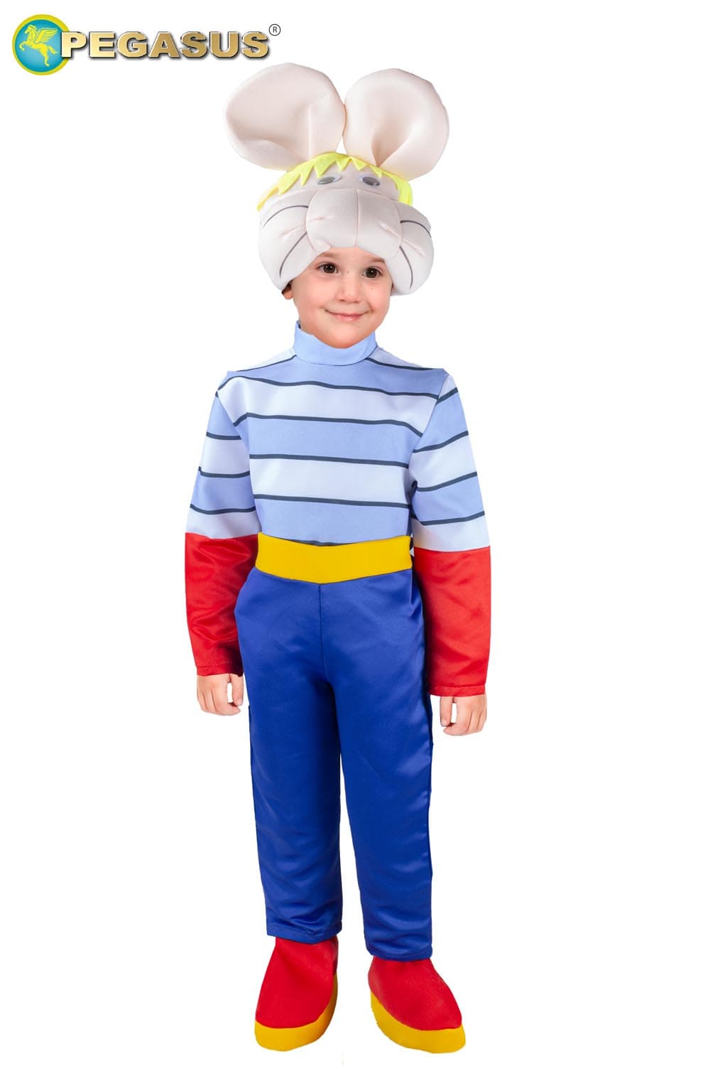 COSTUME CARNEVALE TOPO SIMPATICONE BIMBO DA 13 A 36 MESI - PEGASUS 2098 - 3