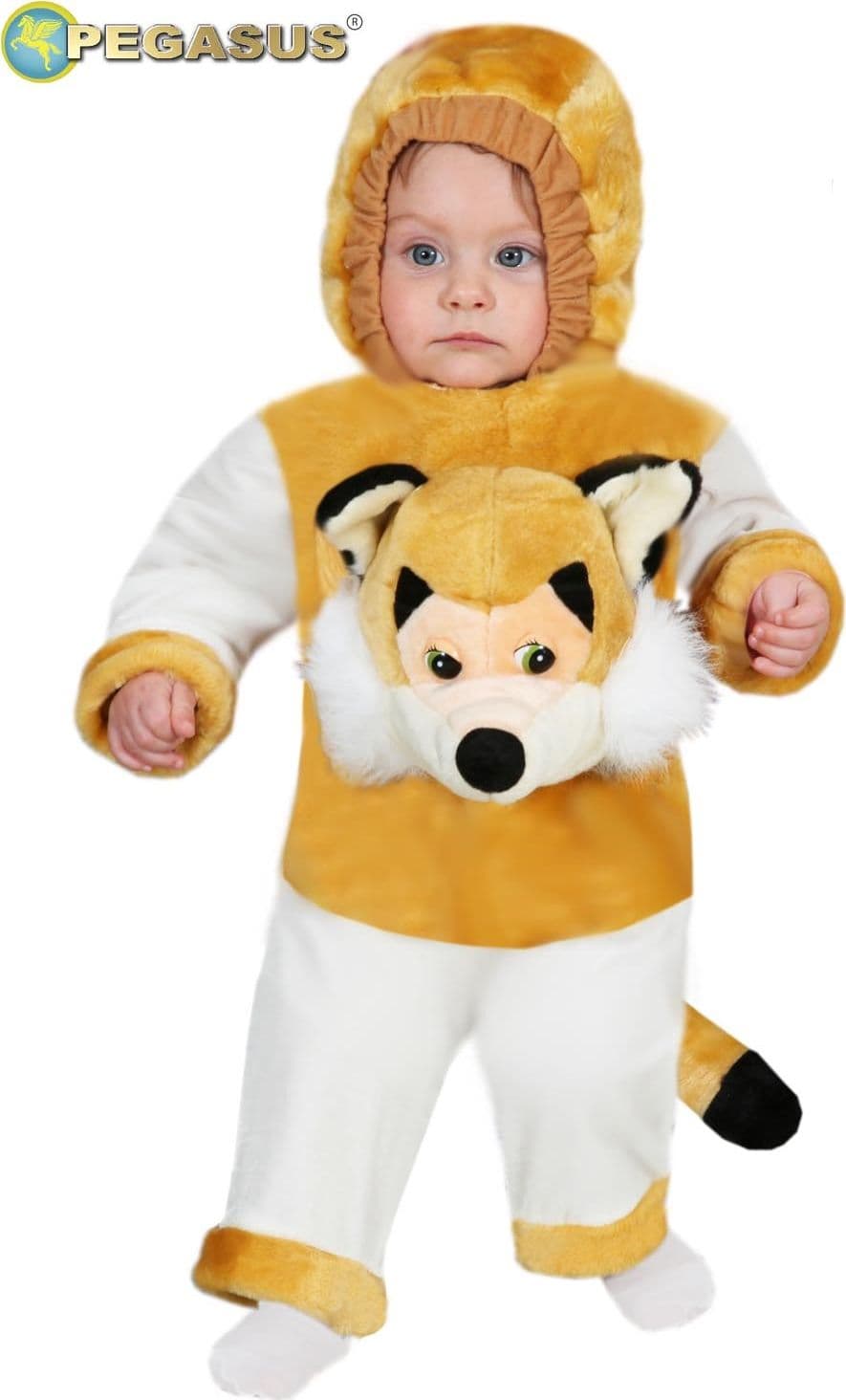 COSTUME CARNEVALE PICCOLA VOLPE NEONATO DA 7 A 12 MESI - PEGASUS 5027 - 3