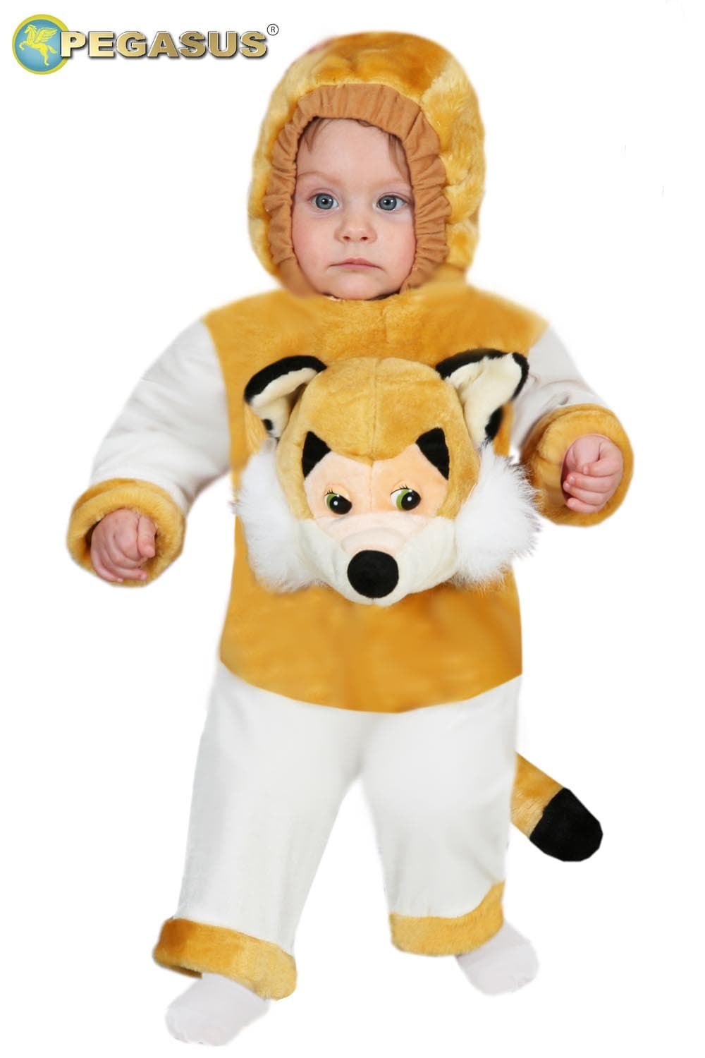 COSTUME CARNEVALE PICCOLA VOLPE NEONATO DA 7 A 12 MESI - PEGASUS 5027 - 3