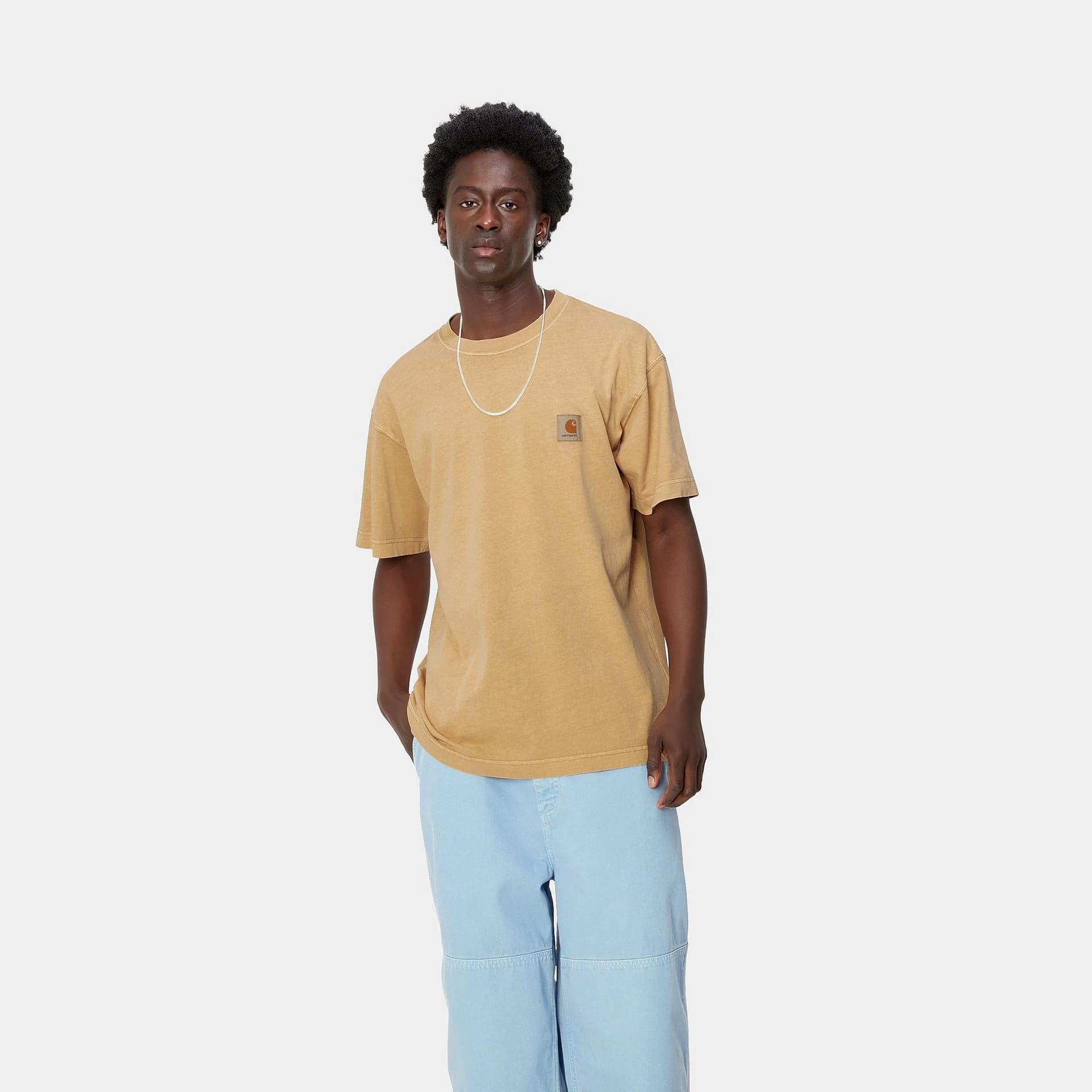 T-shirt Carhartt Nelson bourbon dyed - 3