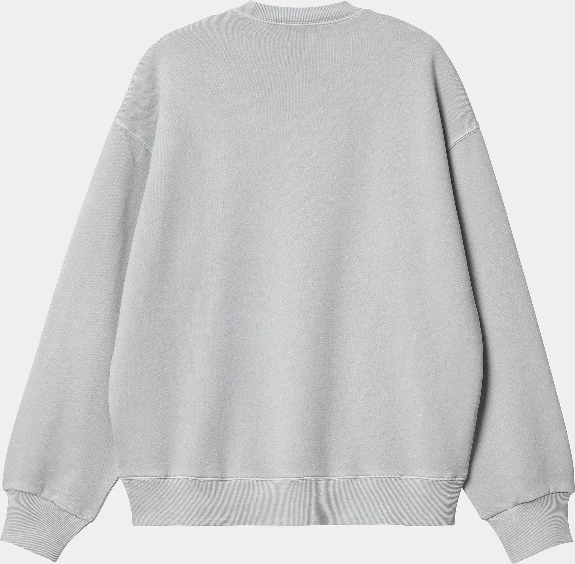 Felpa Carhartt Nelson Sweatshirt sonic silver dyed - 2
