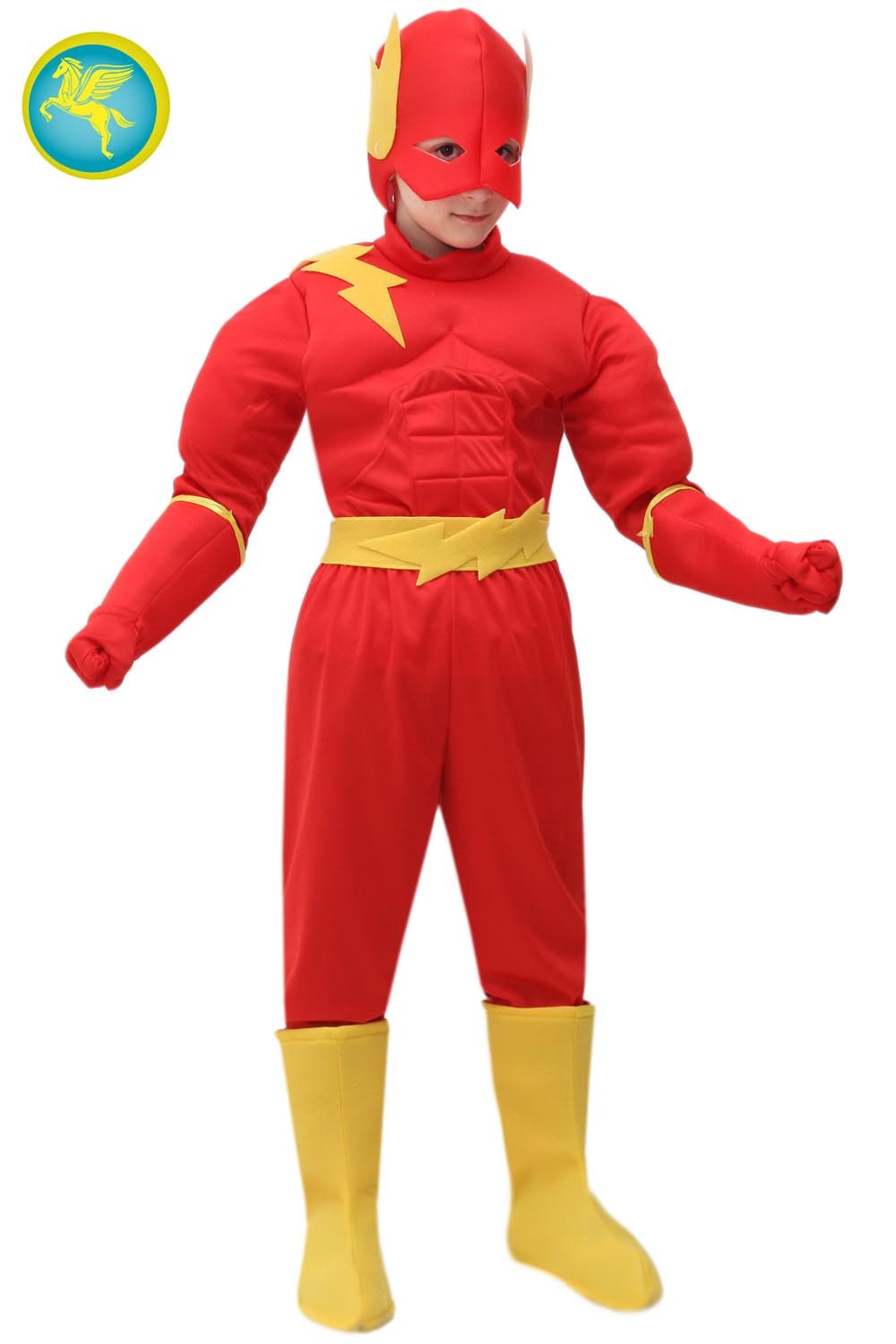 COSTUME CARNEVALE FULMINE BABY DA 3 A 5 ANNI - PEGASUS COD. 0670 - 2