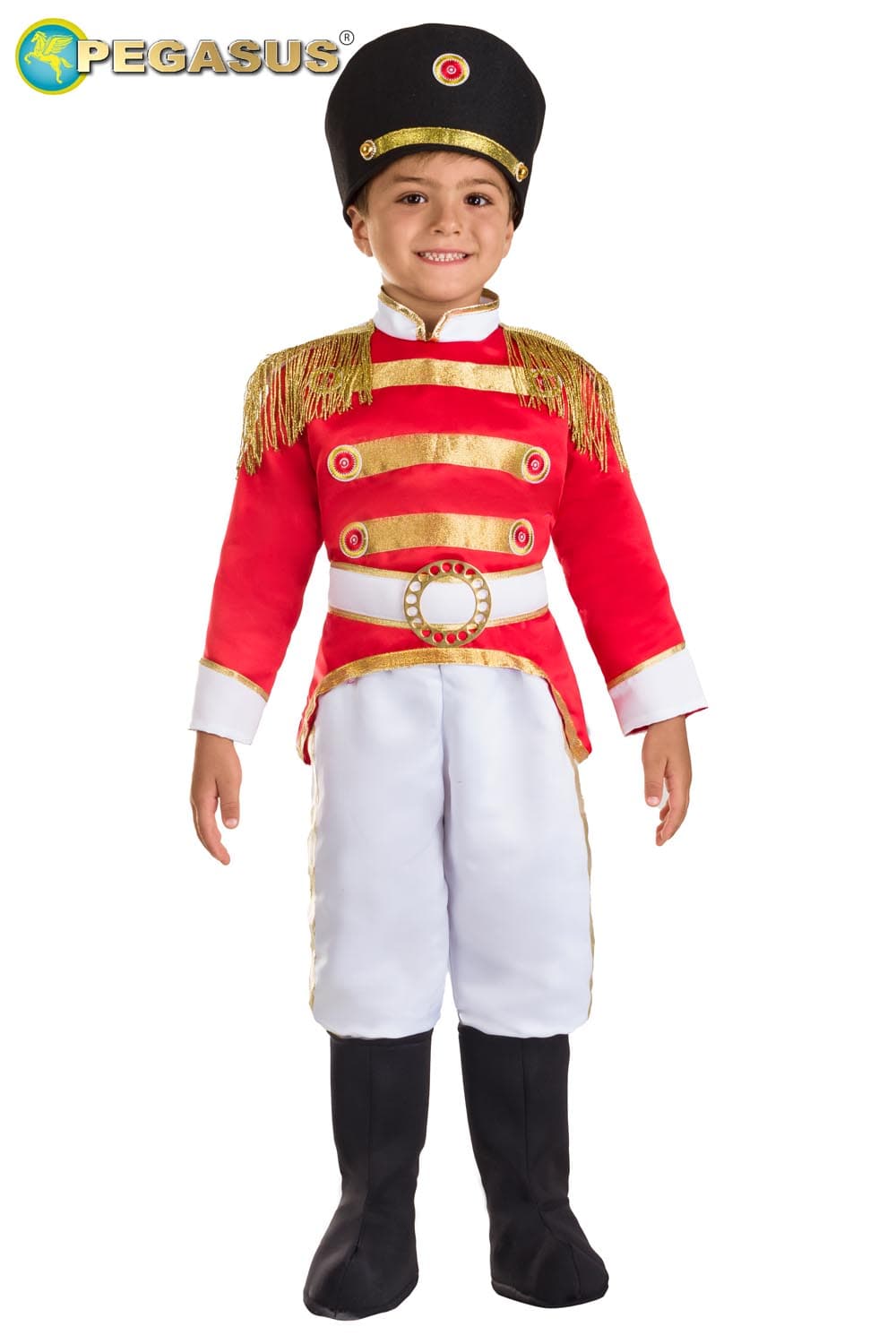COSTUME CARNEVALE SOLDATINO ( SCHIACCIANOCI) BAMBINO DA 3 A 5 ANNI - PEGASUS 0778-A - 5