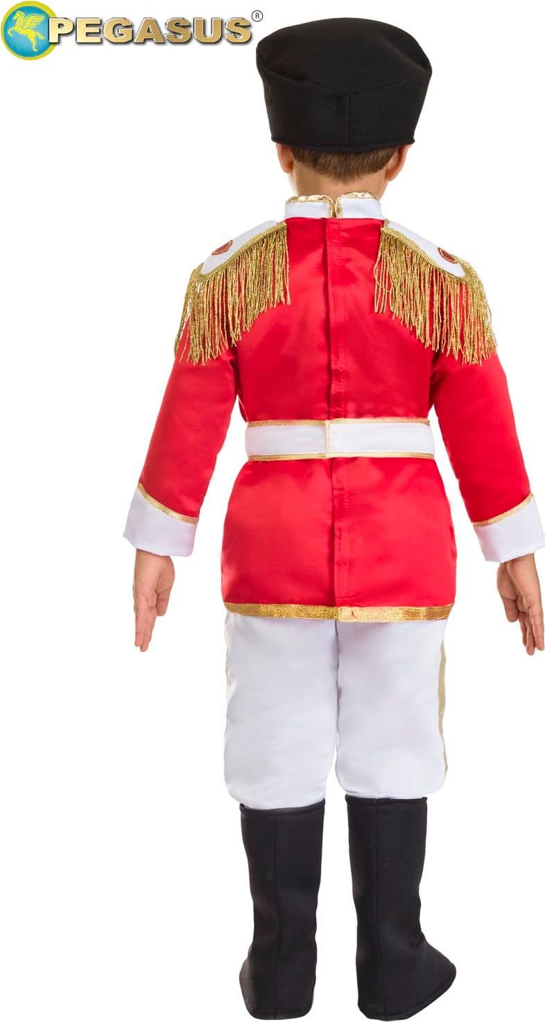 COSTUME CARNEVALE SOLDATINO ( SCHIACCIANOCI) BAMBINO DA 3 A 5 ANNI - PEGASUS 0778-A - 2