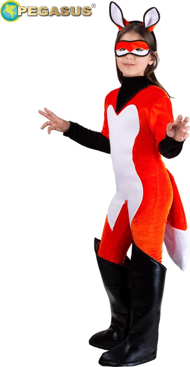 COSTUME CARNEVALE SUPER VOLPE RAGAZZA DA 5 A 13 ANNI COD.1950 - 5