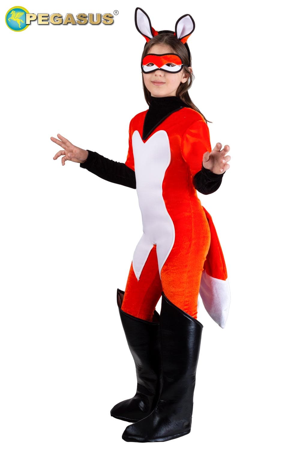 COSTUME CARNEVALE SUPER VOLPE RAGAZZA DA 5 A 13 ANNI COD.1950 - 5