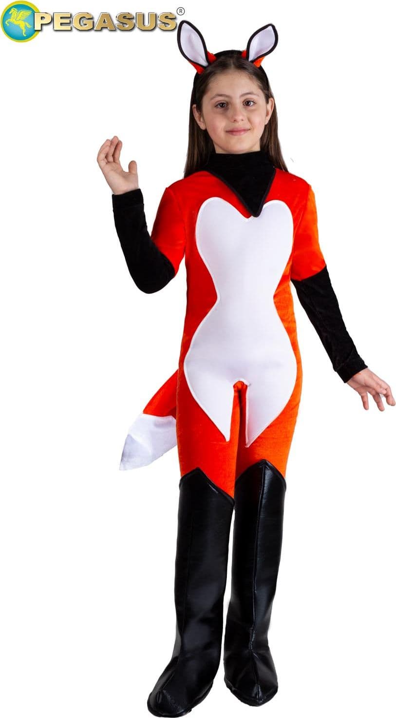 COSTUME CARNEVALE SUPER VOLPE RAGAZZA DA 5 A 13 ANNI COD.1950 - 2