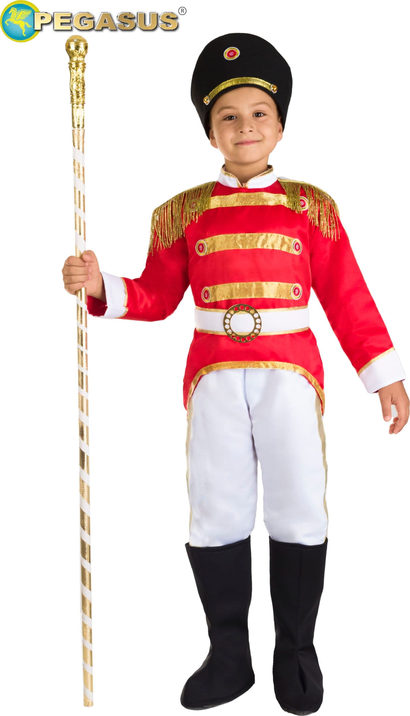 COSTUME CARNEVALE SOLDATINO ( SCHIACCIANOCI) BAMBINO DA 6 A 12 ANNI COD. 3038-C-2-A - 2