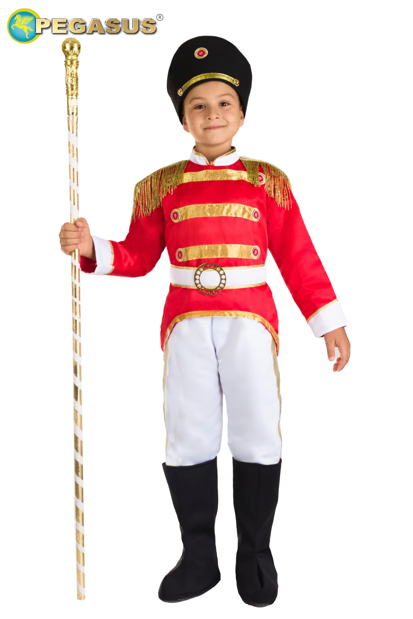 COSTUME CARNEVALE SOLDATINO ( SCHIACCIANOCI) BAMBINO DA 6 A 12 ANNI COD. 3038-C-2-A - 2