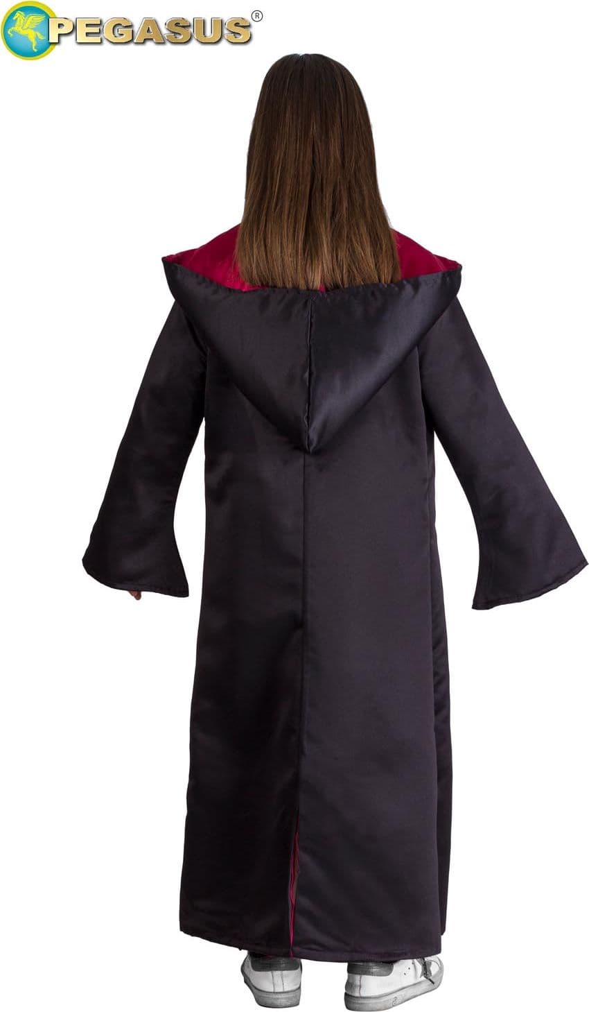 COSTUME CARNEVALE TOGA STUDENTE DI MAGIA BORDO' UNISEX DA 5 A 13 ANNI - 2
