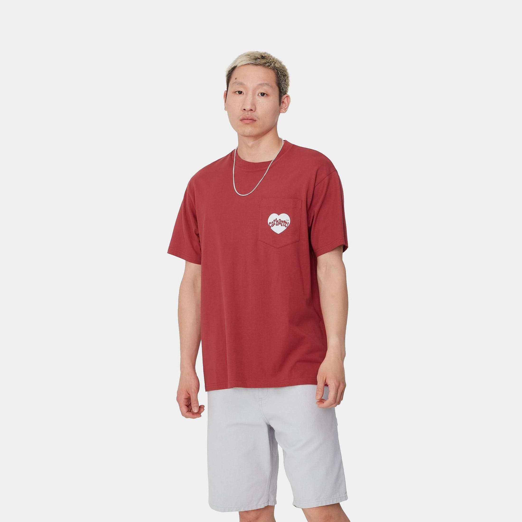 T-shirt Carhartt Amour Pocket tuscany white - 3