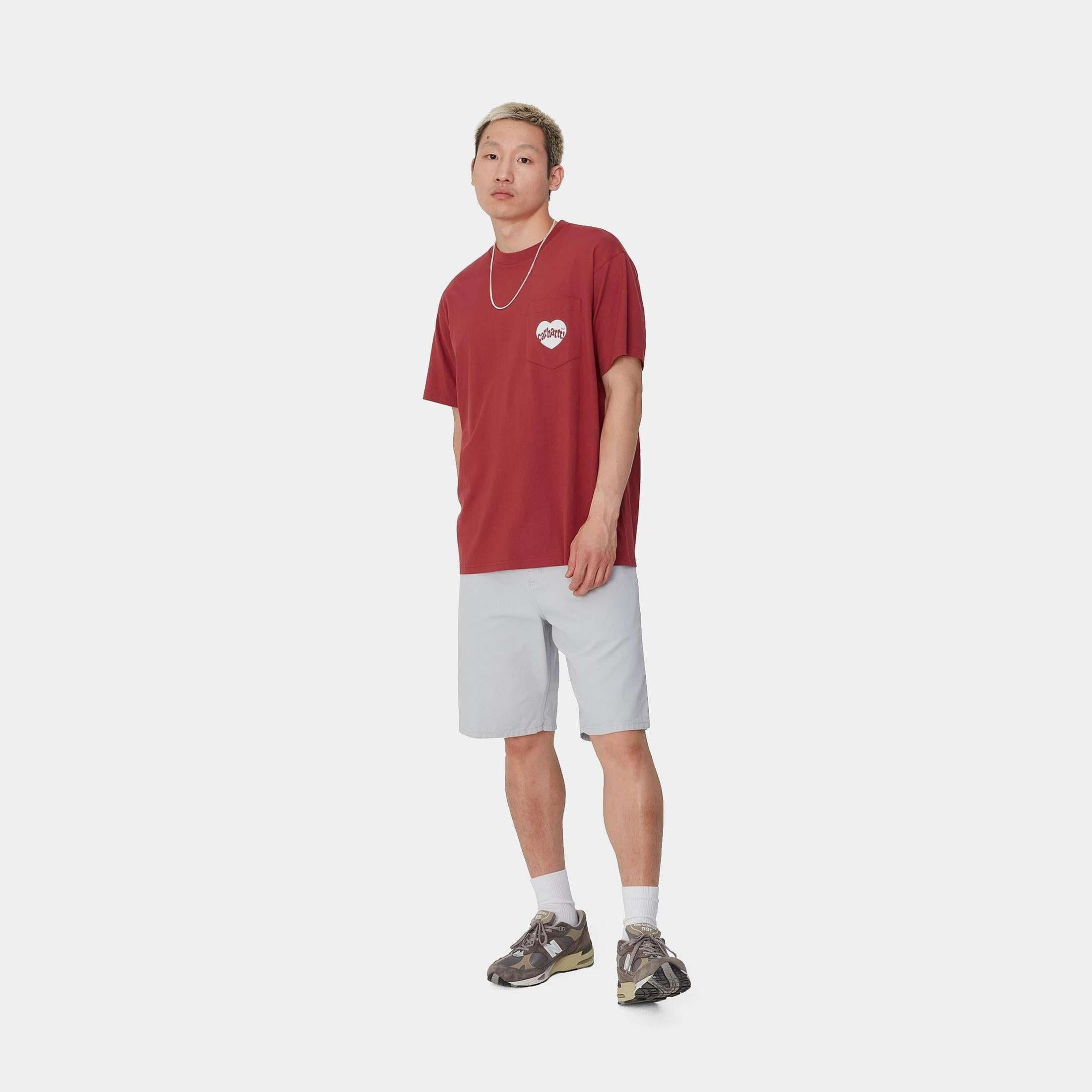 T-shirt Carhartt Amour Pocket tuscany white - 5
