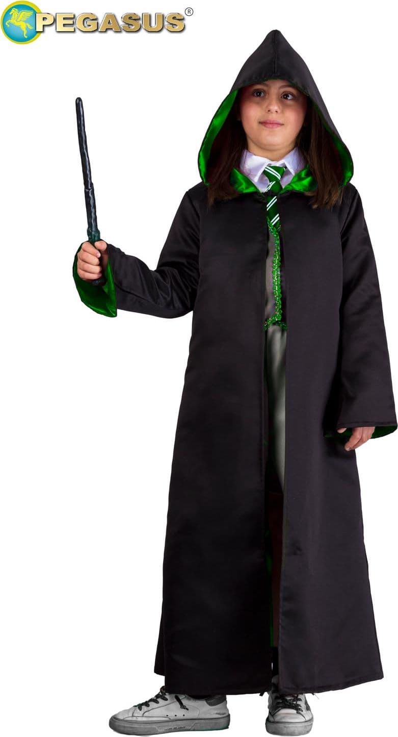 COSTUME CARNEVALE TOGA STUDENTESSA DI MAGIA VERDE DA 5 A 13 ANNI - 3