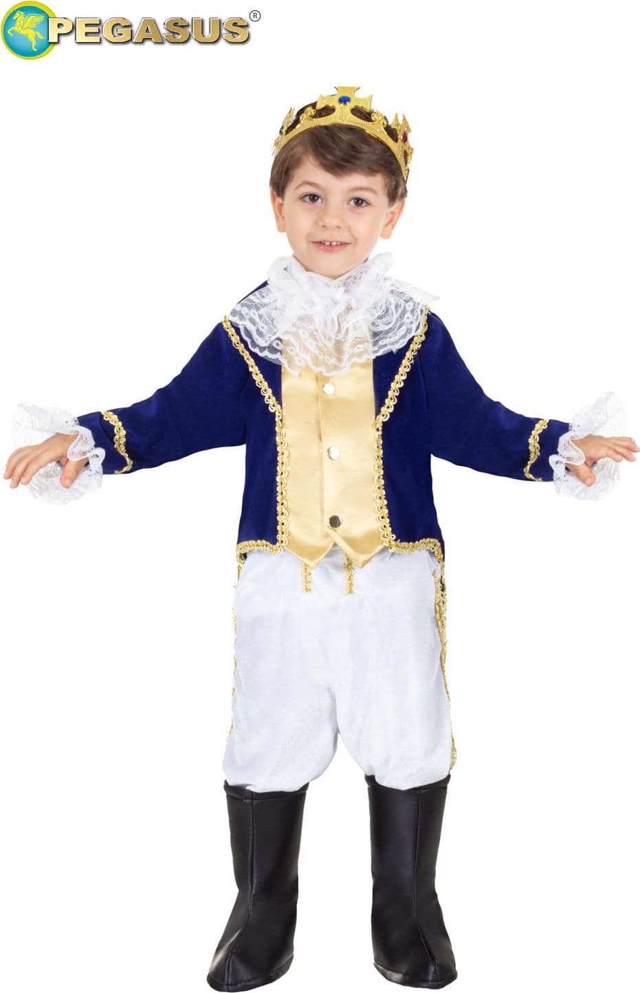 COSTUME CARNEVALE PRINCIPE DEL CASTELLO INCANTATO ( BESTIA) BAMBINO DA 3 A 6 ANNI COD. 0770 - 2