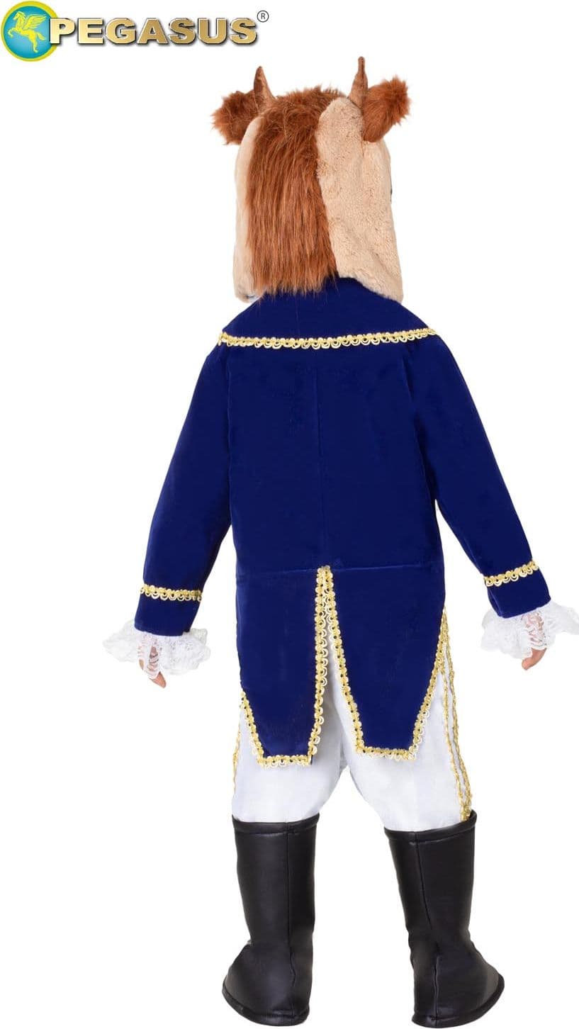 COSTUME CARNEVALE PRINCIPE DEL CASTELLO INCANTATO ( BESTIA) BAMBINO DA 3 A 6 ANNI COD. 0770 - 3