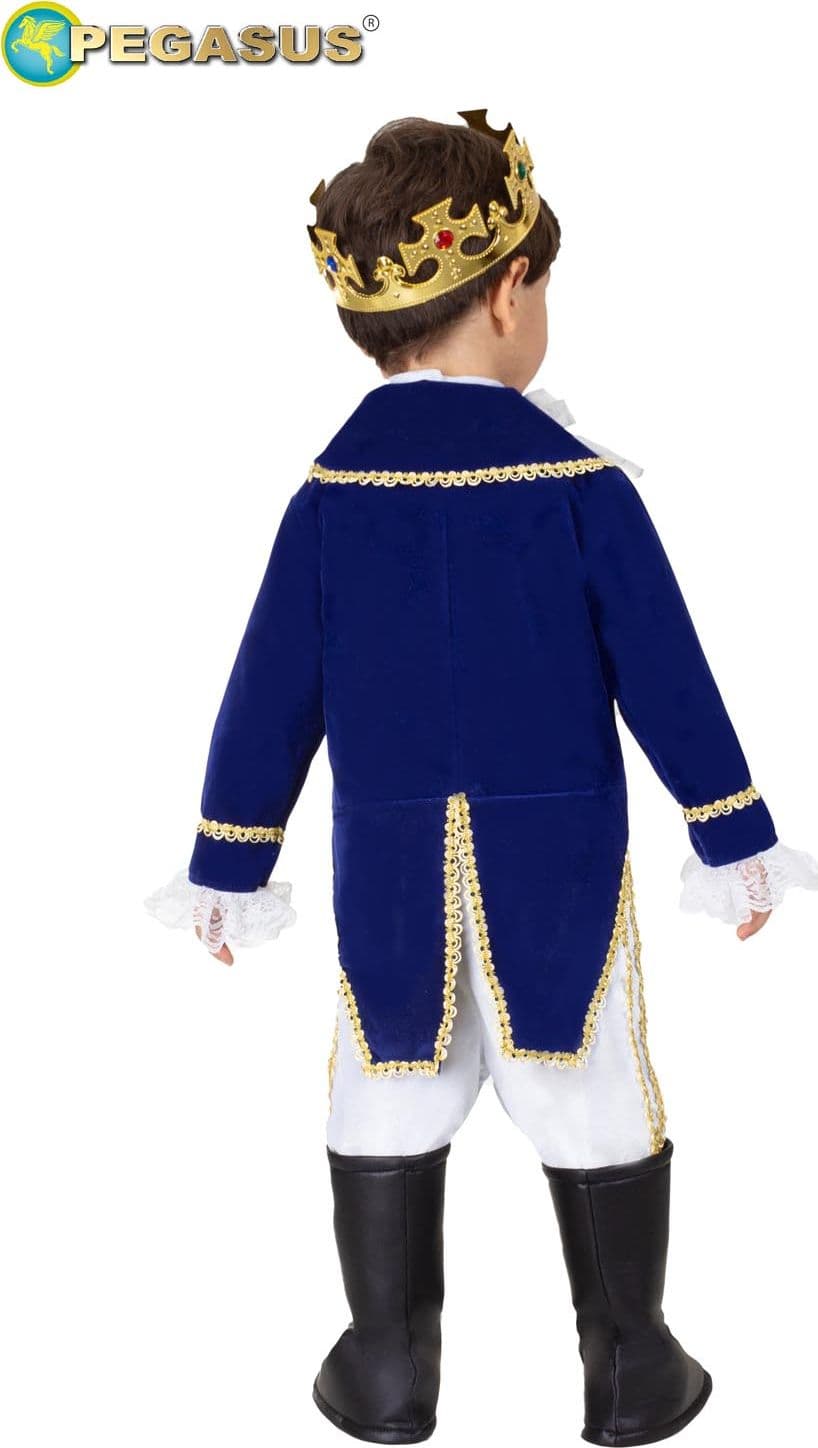 COSTUME CARNEVALE PRINCIPE DEL CASTELLO INCANTATO ( BESTIA) BAMBINO DA 3 A 6 ANNI COD. 0770 - 4