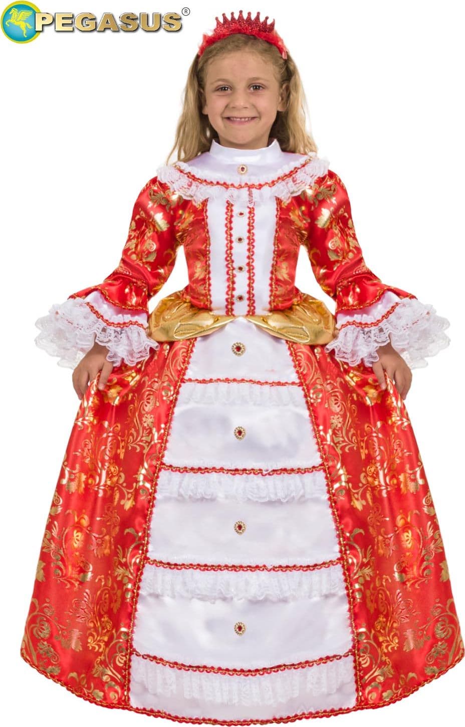 COSTUME CARNEVALE PRINCIPESSA SISSI BAMBINA DA 3 A 6 ANNI  - PEGASUS COD.0772 - 2
