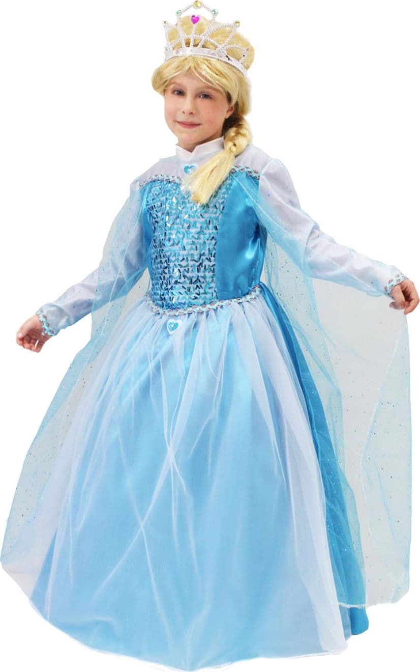 COSTUME CARNEVALE PRINCIPESSA DELLA NEVE BAMBINA DA 3 A 4 ANNI COD. 0693 - 2