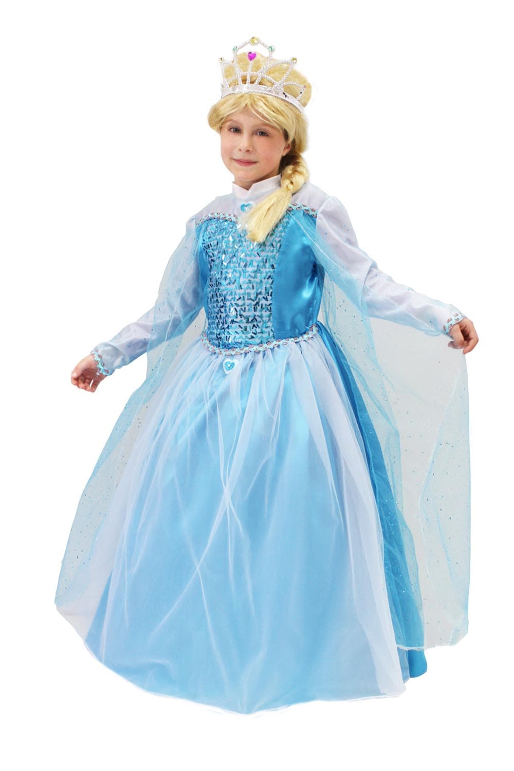 COSTUME CARNEVALE PRINCIPESSA DELLA NEVE BAMBINA DA 3 A 4 ANNI COD. 0693 - 2