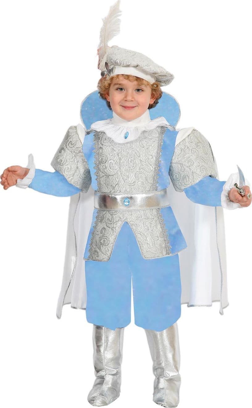 COSTUME CARNEVALE PRINCIPE AZZURRO BAMBINO DA 3 A 5 ANNI PEGASUS- COD.0613 - 2