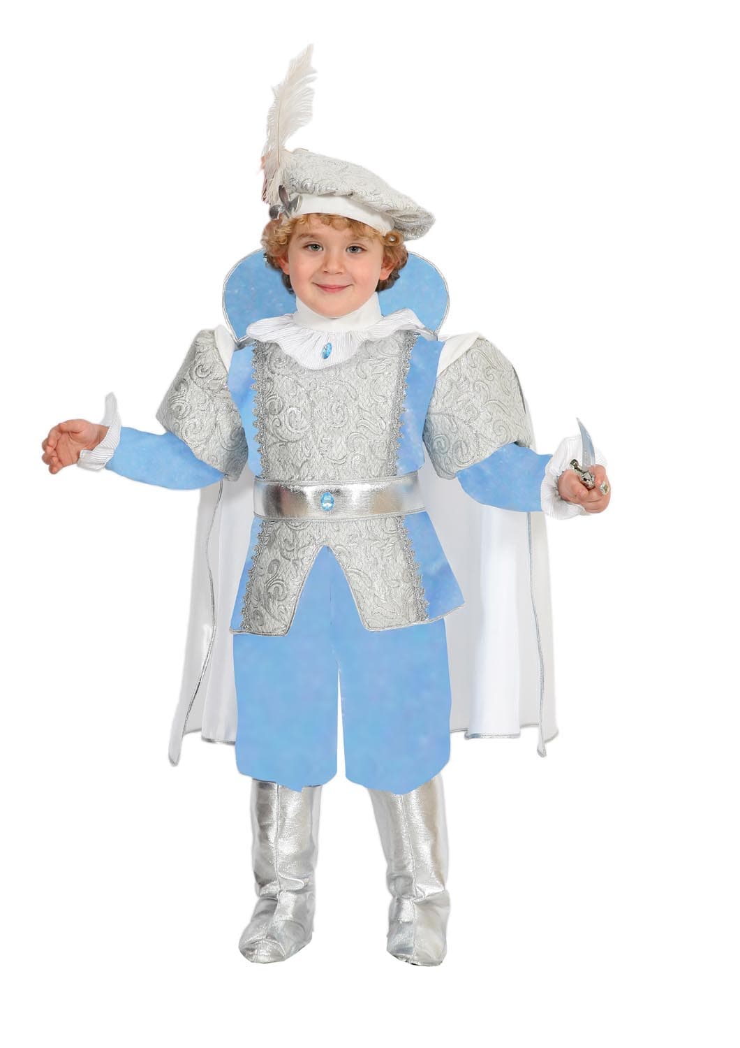 COSTUME CARNEVALE PRINCIPE AZZURRO BAMBINO DA 3 A 5 ANNI PEGASUS- COD.0613 - 2