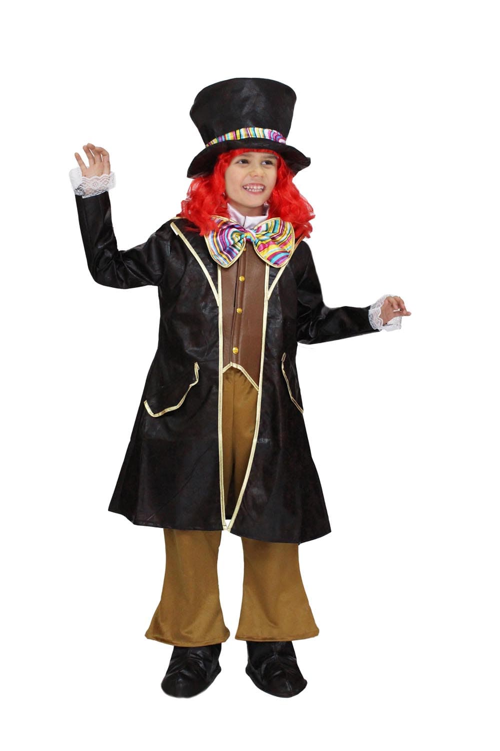 COSTUME CARNEVALE IL CAPPELLAIO BAMBINO DA 3 A 5 ANNI - PEGASUS COD.0727 - 2
