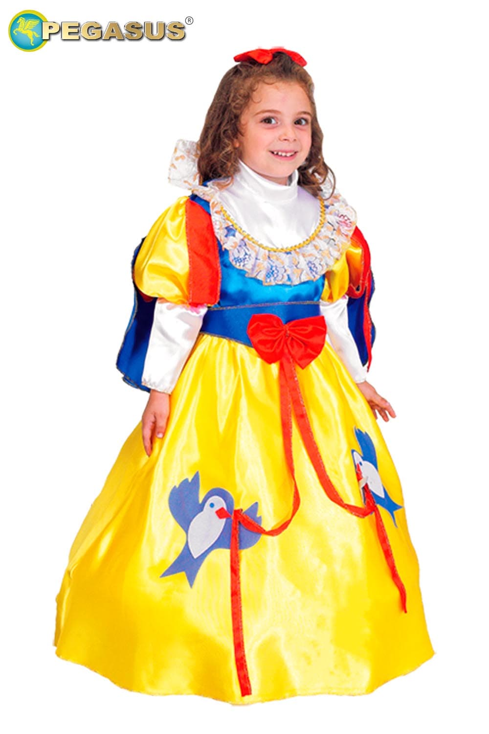 COSTUME CARNEVALE BIANCANEVE BAMBINA DA 3 A 6 ANNI - PEGASUS COD. 0093 - 2
