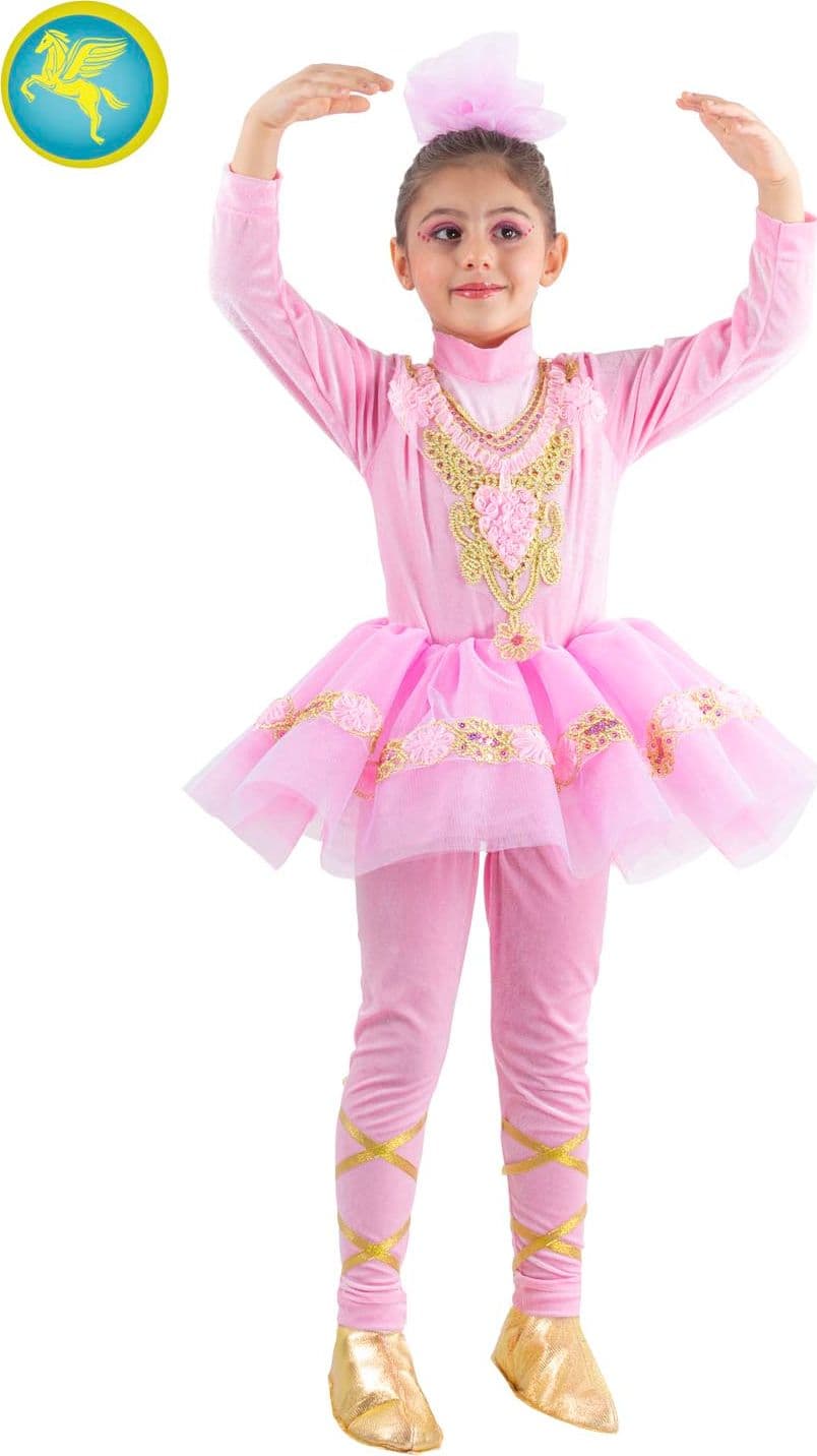COSTUME CARNEVALE BALLERINA BAMBINA DA 3 A 6 ANNI - PEGASUS  COD. 0060 - 2